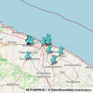 Mappa Via Lonigro, 70125 Bari BA, Italia (12.01133)