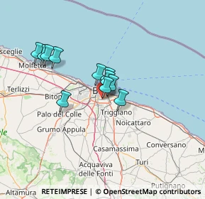 Mappa Traversa Al 106 di Via Petroni Giulio, 70124 Bari BA, Italia (11.00273)