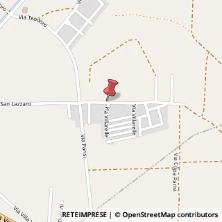 Mappa Via Villarelle, 6/B, 81043 Capua, Caserta (Campania)