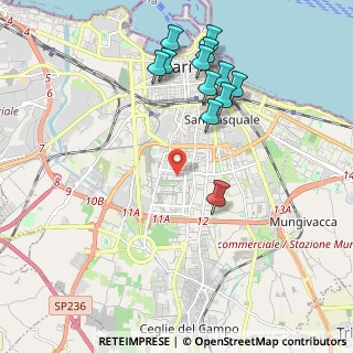 Mappa Via Martin Luther King, 70124 Bari BA, Italia (2.30917)