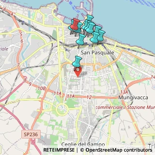 Mappa Via Martin L. King, 70124 Bari BA, Italia (2.22167)