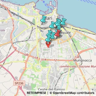 Mappa Via Martin L. King, 70124 Bari BA, Italia (1.5)