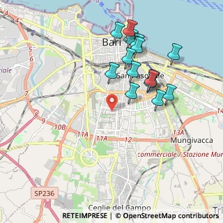 Mappa Via Martin L. King, 70124 Bari BA, Italia (2.026)