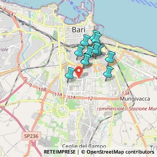 Mappa Via Martin Luther King, 70124 Bari BA, Italia (1.36538)