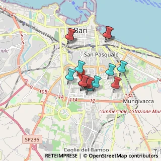 Mappa Via Martin Luther King, 70124 Bari BA, Italia (1.39467)