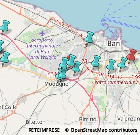 Mappa S.s 96 km119+600, 70026 Modugno BA, Italia (5.2425)