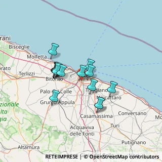 Mappa Via Vincenzo Sassanelli, 70124 Bari BA, Italia (11.33438)