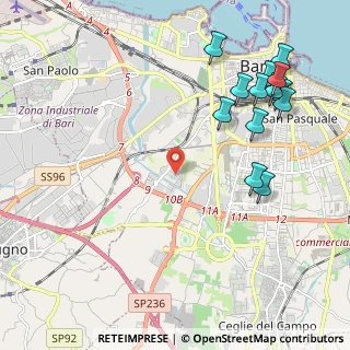 Mappa Via Vincenzo Sassanelli, 70124 Bari BA, Italia (2.73923)
