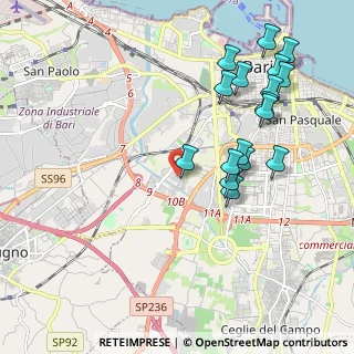 Mappa Via Vincenzo Sassanelli, 70124 Bari BA, Italia (2.33588)