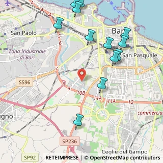 Mappa Via Vincenzo Sassanelli, 70125 Bari BA, Italia (2.72833)
