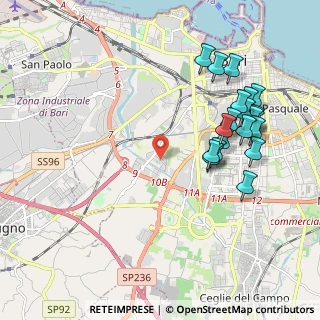 Mappa Via Vincenzo Sassanelli, 70124 Bari BA, Italia (2.3215)