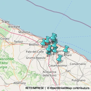 Mappa Km 120, 70100 Bari BA, Italia (7.99917)