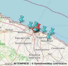 Mappa Via Vicinale Sottomuro, 70026 Bari BA, Italia (6.82273)