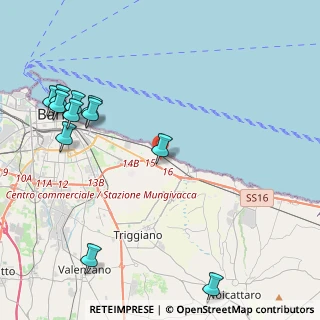 Mappa Via Fratelli Spizzico, 70126 Bari BA, Italia (5.74636)