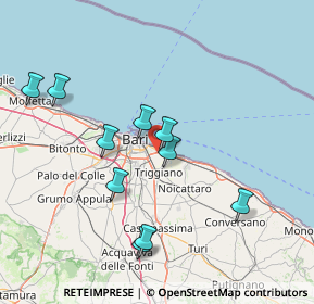 Mappa , 70126 Bari BA, Italia (19.31364)