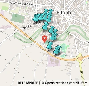 Mappa Via Megra, 70032 Bitonto BA, Italia (0.372)
