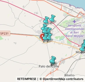 Mappa Via Megra, 70032 Bitonto BA, Italia (4.56857)