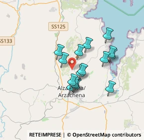 Mappa Localita' Rena, 07021 Arzachena SS, Italia (2.84467)