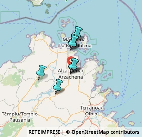 Mappa Localita' Rena, 07021 Arzachena SS, Italia (8.82538)