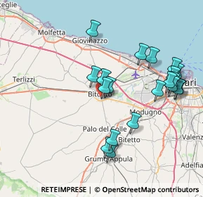 Mappa Via Palo, 70032 Bitonto BA, Italia (8.4175)