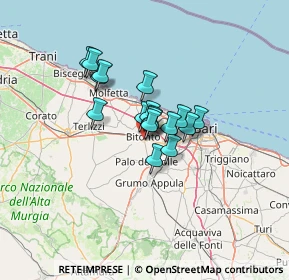 Mappa Via Palo, 70032 Bitonto BA, Italia (8.47824)