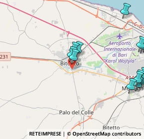 Mappa Via Palo, 70032 Bitonto BA, Italia (5.97643)