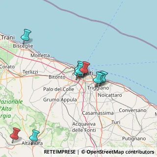 Mappa Via II Tratto e Inizio Statale 98 Modugno, 70132 Zona Industriale BA, Italia (17.43273)