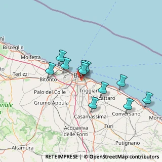 Mappa Traversa 286 de Gasperi Alcide, 70125 Bari BA, Italia (13.03818)
