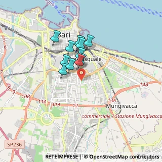 Mappa , 70125 Bari BA, Italia (1.36333)