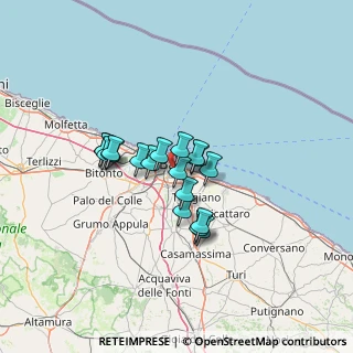 Mappa , 70125 Bari BA, Italia (9.84111)