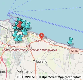 Mappa Circonvallazione per S. S. Adriatica, 70126 Bari BA, Italia (4.982)