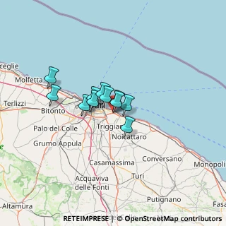 Mappa Circonvallazione per S. S. Adriatica, 70126 Bari BA, Italia (8.19636)