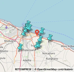 Mappa Circonvallazione per S. S. Adriatica, 70126 Bari BA, Italia (5.62615)