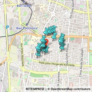 Mappa Via Gennaro Guevara, 70100 Bari BA, Italia (0.26)