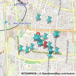 Mappa Via Gennaro Guevara, 70100 Bari BA, Italia (0.4405)