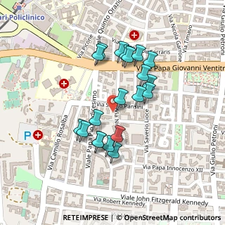 Mappa Via Gennaro Guevara, 70100 Bari BA, Italia (0.2085)