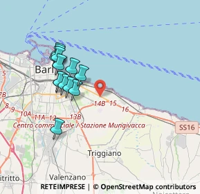 Mappa Via Michele Troisi, 70126 Bari BA, Italia (3.71462)