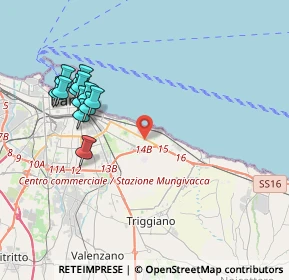 Mappa Via Michele Troisi, 70126 Bari BA, Italia (4.41833)