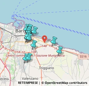 Mappa Via Michele Troisi, 70126 Bari BA, Italia (3.48667)