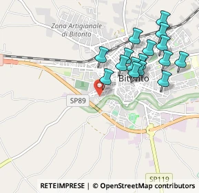 Mappa Via Publio Virgilio Marone, 70032 Bitonto BA, Italia (1.06125)