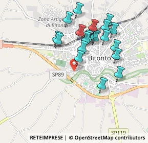 Mappa Via Publio Virgilio Marone, 70032 Bitonto BA, Italia (1.002)