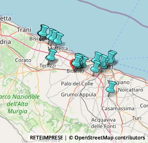 Mappa Via Publio Virgilio Marone, 70032 Bitonto BA, Italia (11.402)