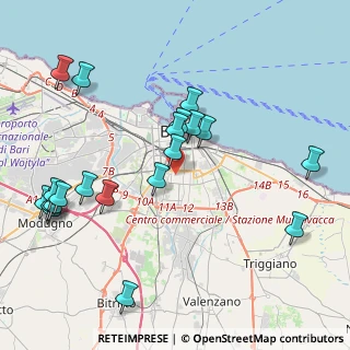 Mappa Via Sergio Pansini, 70124 Molfetta BA, Italia (5.013)