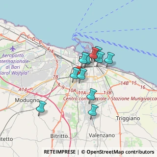 Mappa Via Orfeo Mazzitelli, 70124 Bari BA, Italia (2.74182)