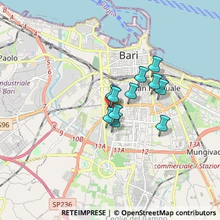 Mappa Via Orfeo Mazzitelli, 70124 Bari BA, Italia (1.21091)