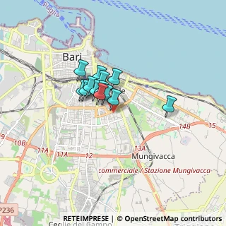 Mappa Via Gaetano Salvemini, 70125 Bari BA, Italia (1.1)