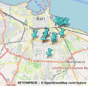 Mappa Via Rosario Berardi, 70124 Bari BA, Italia (1.27083)