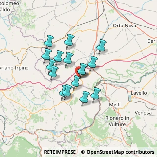 Mappa 71020 Rocchetta Sant'Antonio FG, Italia (11.2175)