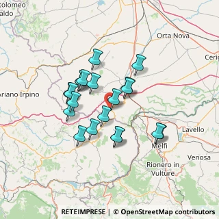 Mappa Via Murge del Rosario, 71020 Rocchetta Sant'Antonio FG, Italia (12.165)