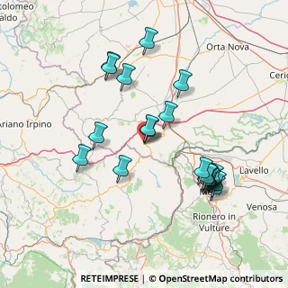 Mappa Via Murge del Rosario, 71020 Rocchetta Sant'Antonio FG, Italia (16.0695)
